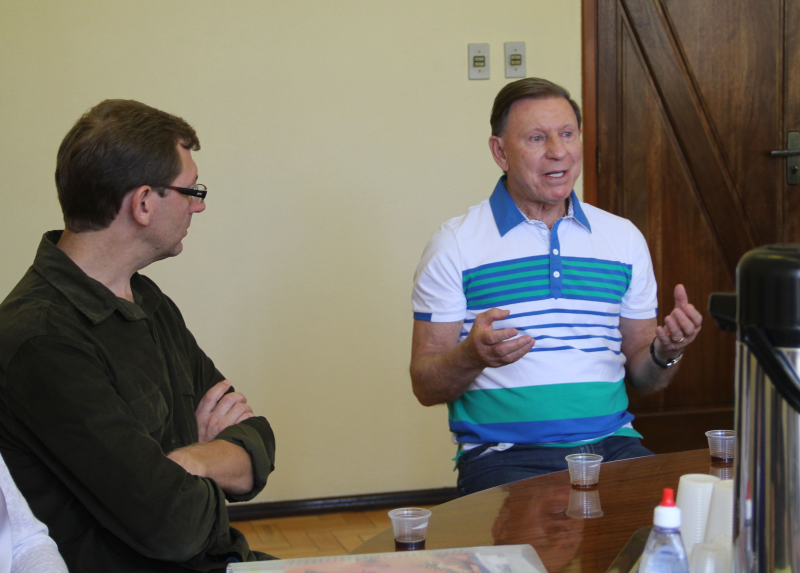 PREFEITO CASALI INTERMEDIA ENCONTRO REGIONAL DO HOSPITAL SÃO VICENTE DE PAU